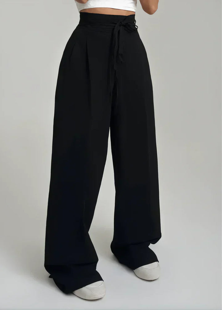 High Waisted Wide Leg Trousers – Elegant Flowing Pants for Work & Modern Everyday Styling