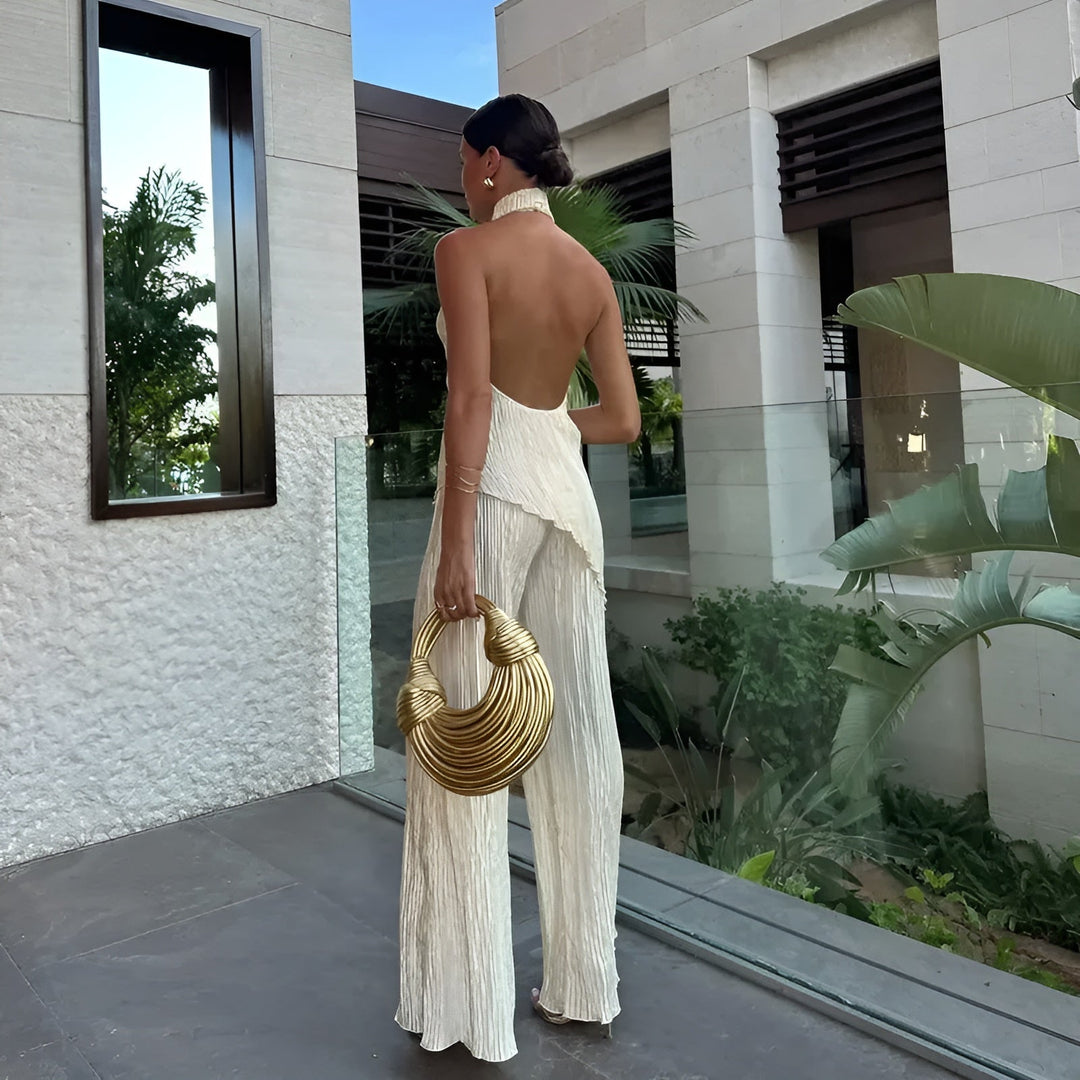 Luchie - Chic Elegant Halter Set
