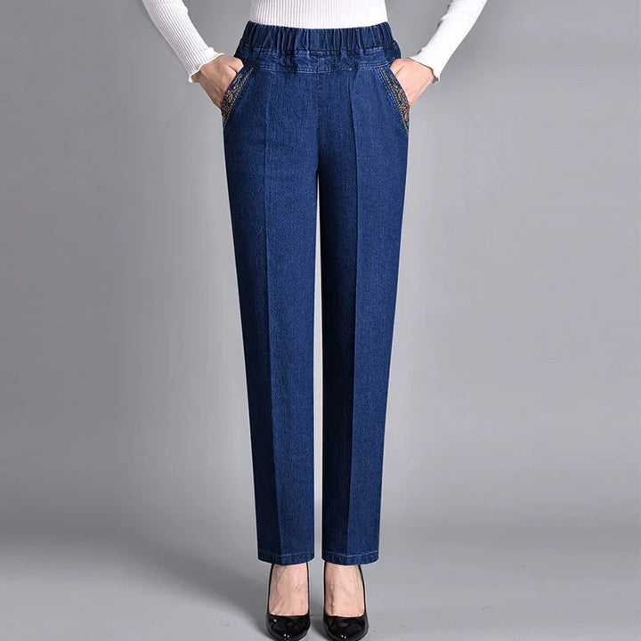 Women’s Jeans with Side Pockets – Relaxed Fit Denim Pants for Casual Everyday Styling