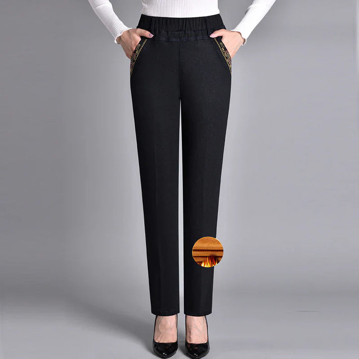Women’s Jeans with Side Pockets – Relaxed Fit Denim Pants for Casual Everyday Styling