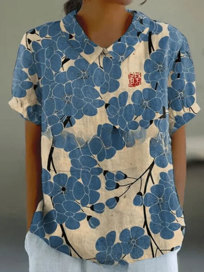 Devika - Floral Pattern Blouse