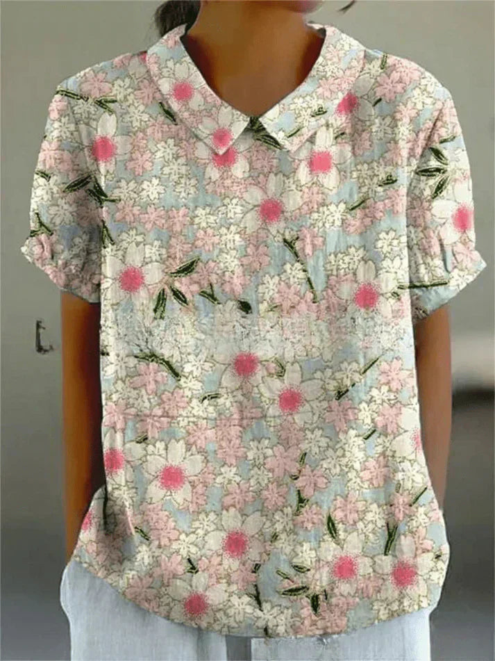Devika - Floral Pattern Blouse