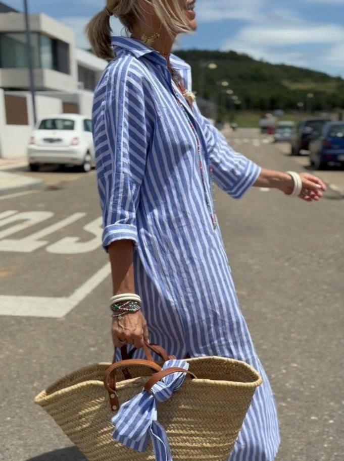INES – ELEGANT STRIPED SHIRT