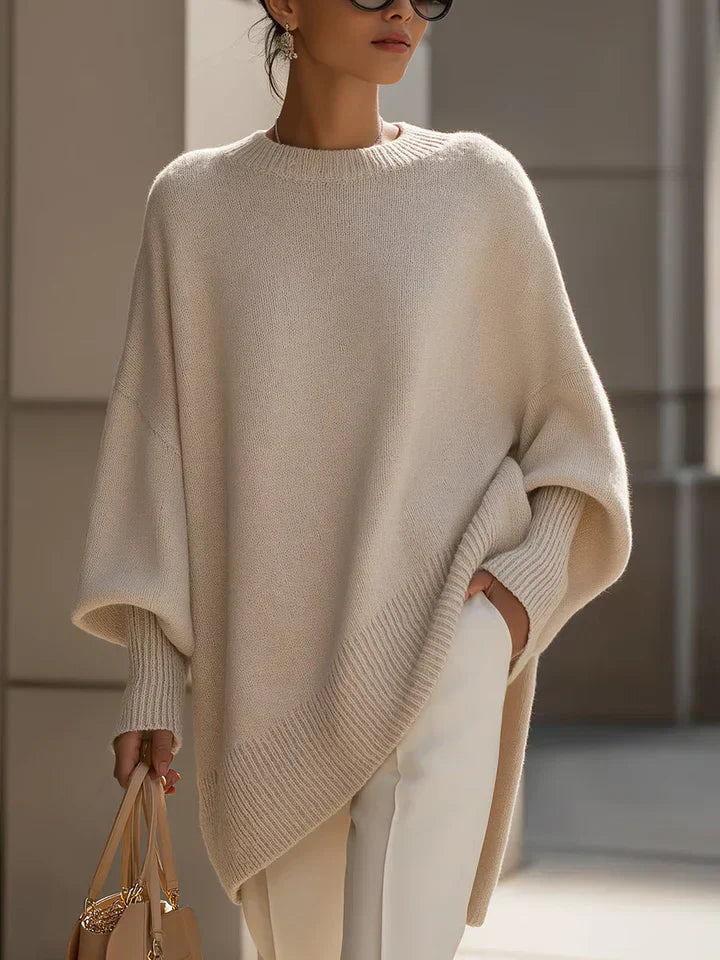 Women’s Elegant Knit Sweater – Soft Minimalist Pullover for Casual & Everyday Wear
