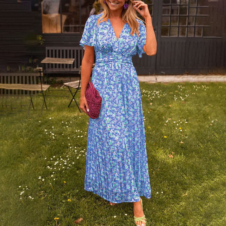 Elsie - Classic V-Neck Dress