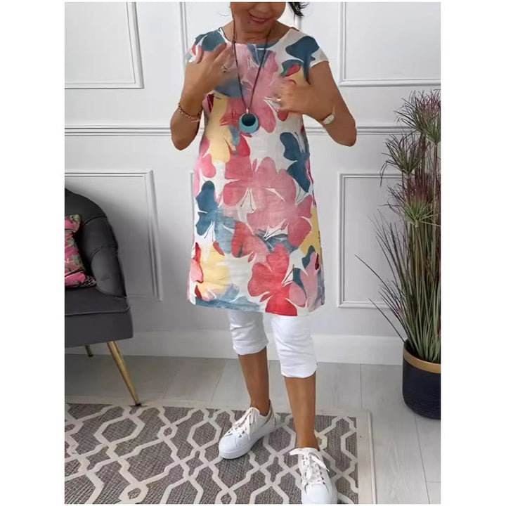 FREYANA – STYLISH FLORAL POCKET DRESS