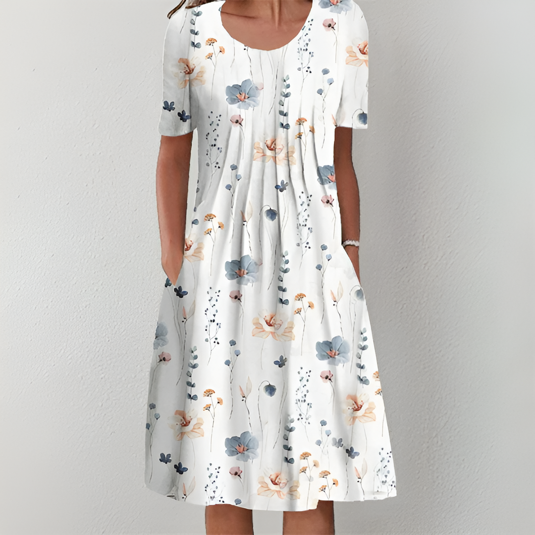 Heather - Classic Floral Dress