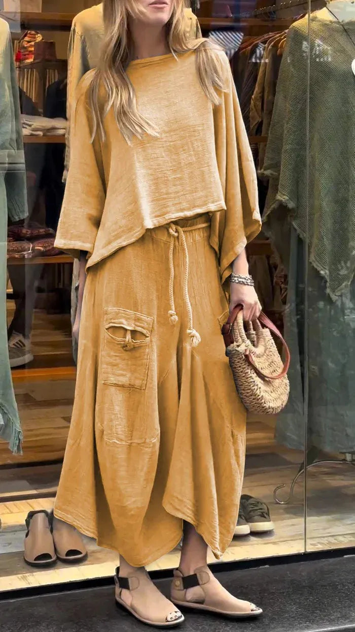 Women’s Two Piece Dress Set Casual Loose Outfit